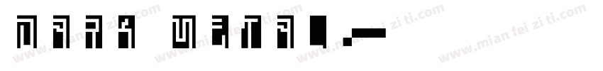 dark metal字体转换